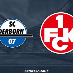 Logo SC Paderborn 07 gegen 1. FC Kaiserslautern