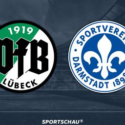 Logo VfB Lübeck gegen SV Darmstadt 98