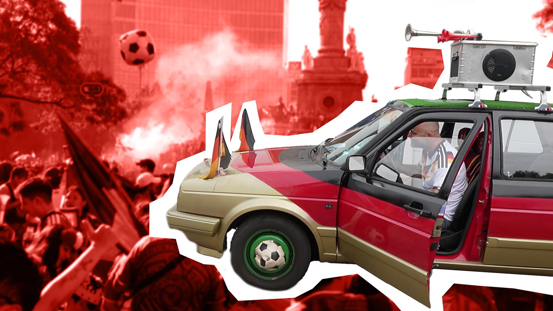 "Eure WM" -  Folge 2: Heißer Bullenritt und DFB-Support im VW-Golf
