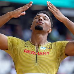 Leo Neugebauer bei der Leichtathletik-WM in Budapest.