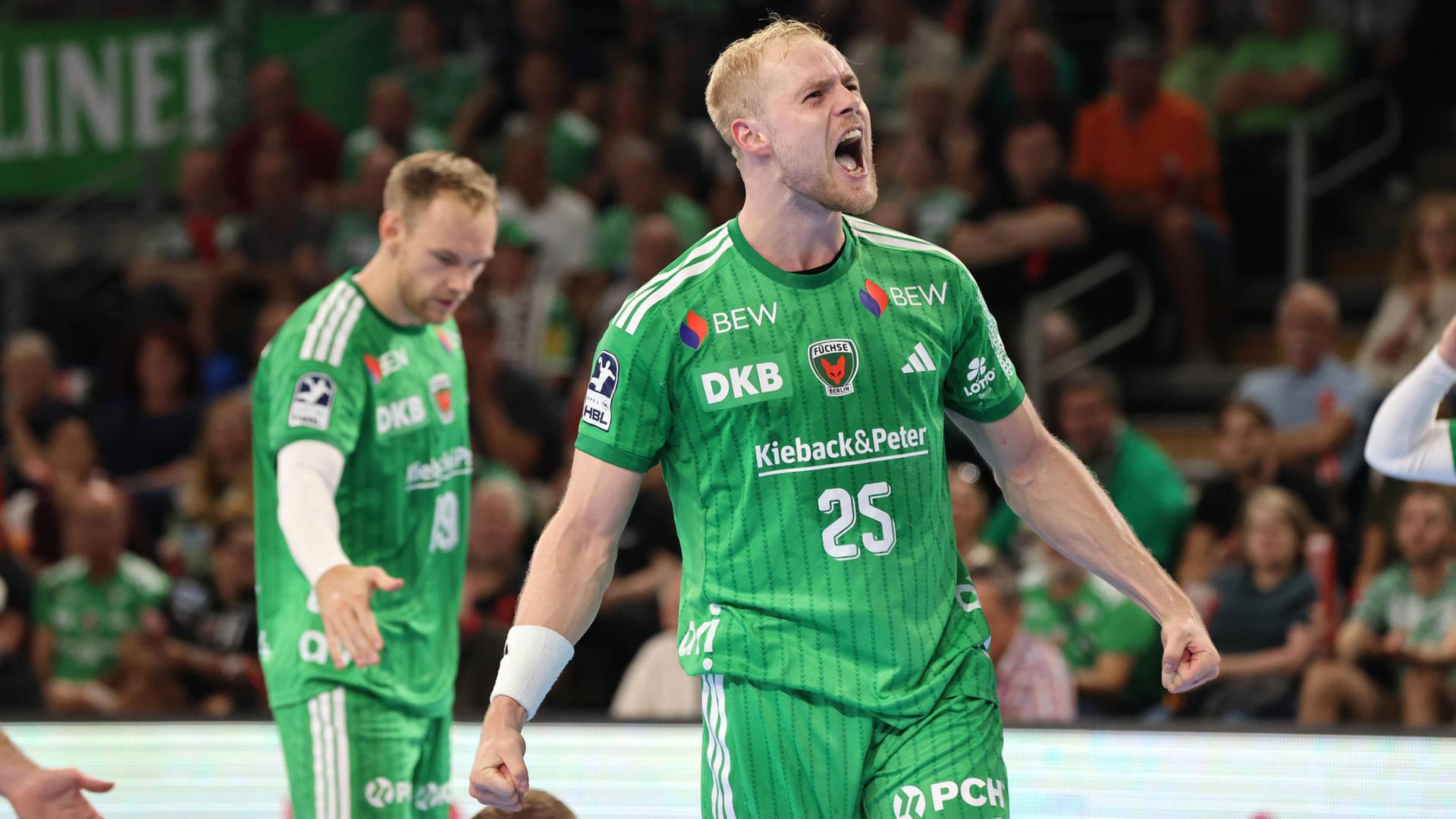 Sieg gegen Melsungen: Füchse Berlin starten stark in neue HBL-Saison