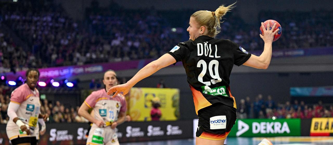 Antje Döll in Aktion