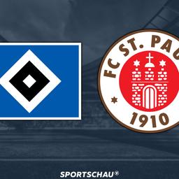 Logo Hamburger SV gegen FC St. Pauli