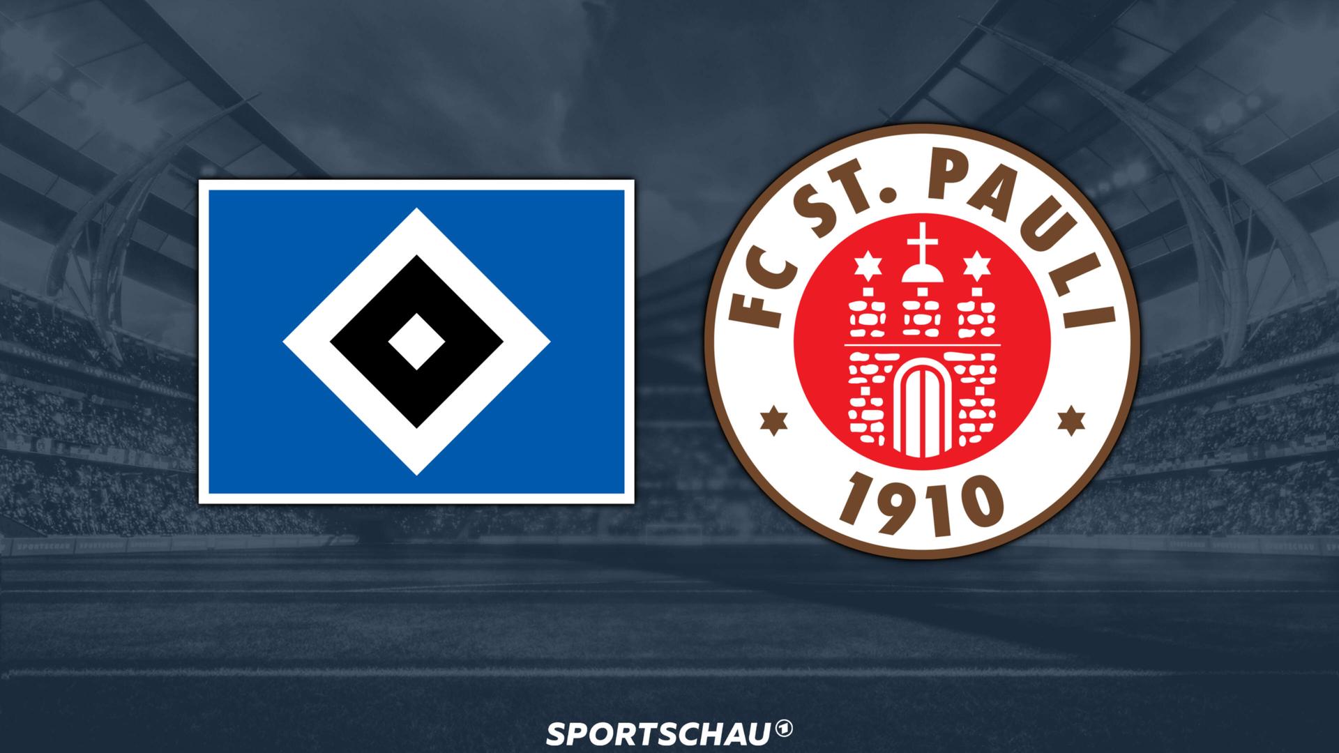 Logo Hamburger SV gegen FC St. Pauli | ARD