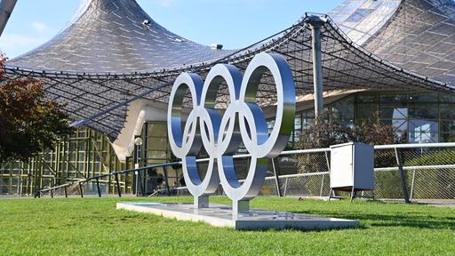 olympische Ringe in München