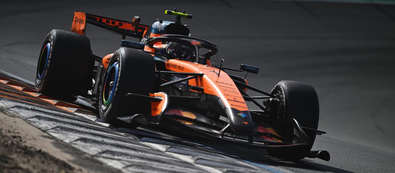 Lando Norris in Zandvoort