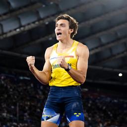 Der schwedische Stabhochspringer Armand Duplantis bei der Leichtathletik-EM in Rom.